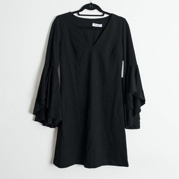 NEW Bailey Black Bell Sleeve Dress - Picture 4 of 4